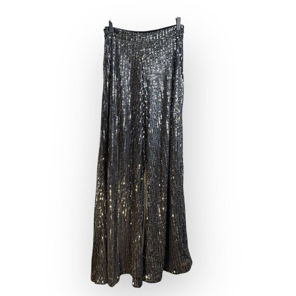 SHEIN High Waist Sequin Wide Leg Pants - Picture 1 of 5